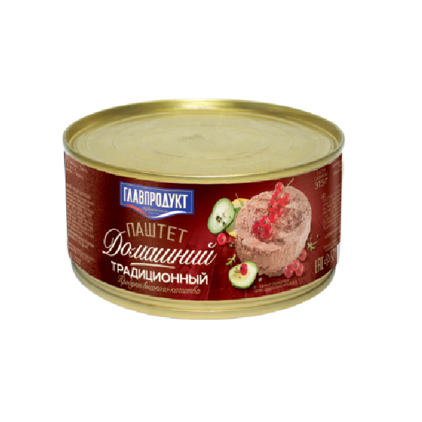 Паштет Главпродукт Домашний традиционный 315 г оптом Паштет Главпродукт Домашний традиционный 315 г оптом
