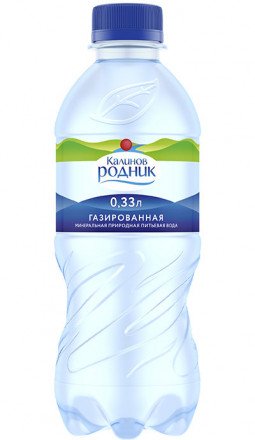 Вода питьевая Калинов Родник газированная 0,33 л оптом 